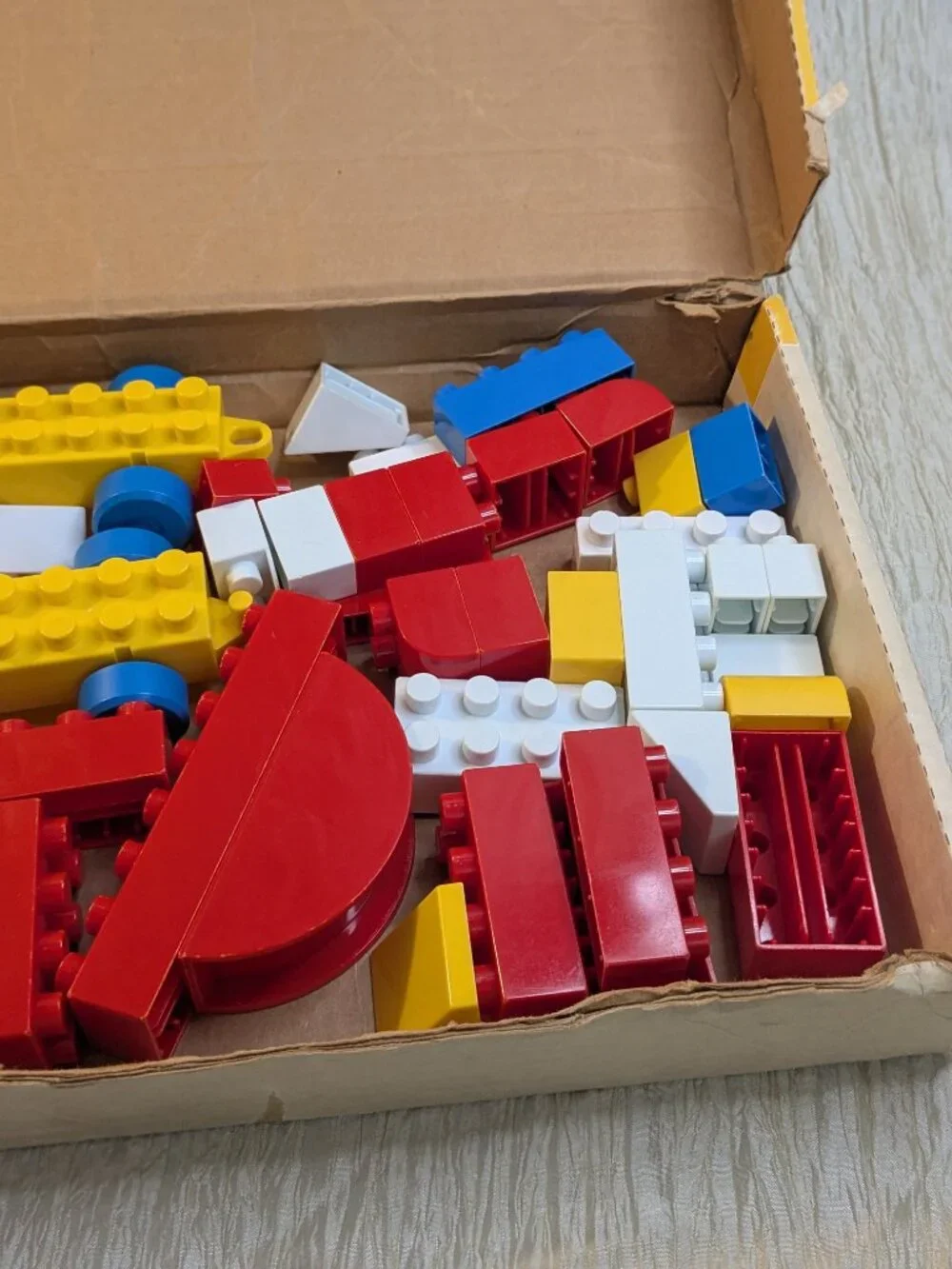 Giant Loc Bloc Complete Vintage Loc Blocs Original Box ENTEX No 1041 Pre School